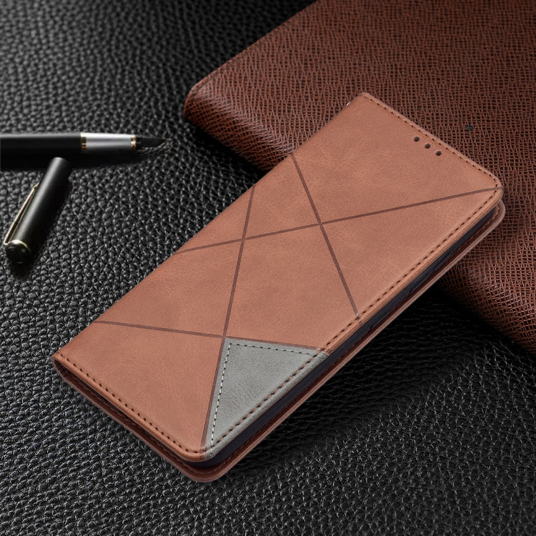 For Nokia 1.4 Rhombus Texture Horizontal Flip Magnetic Leather Case with Holder & Card Slots & Wallet