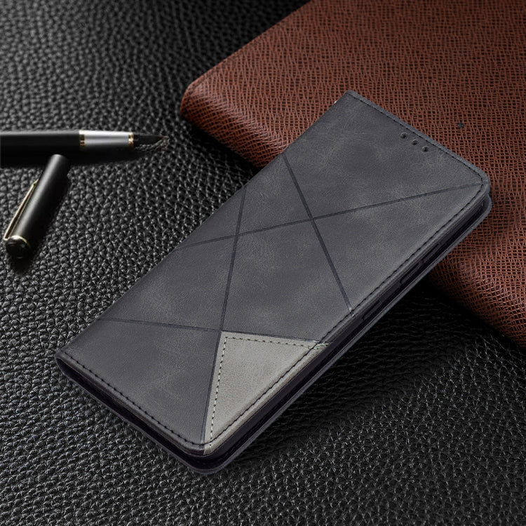 For Nokia 1.4 Rhombus Texture Horizontal Flip Magnetic Leather Case with Holder & Card Slots & Wallet