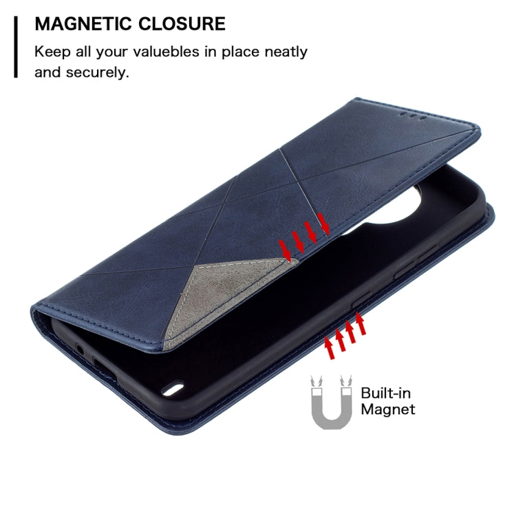 For Nokia 1.4 Rhombus Texture Horizontal Flip Magnetic Leather Case with Holder & Card Slots & Wallet