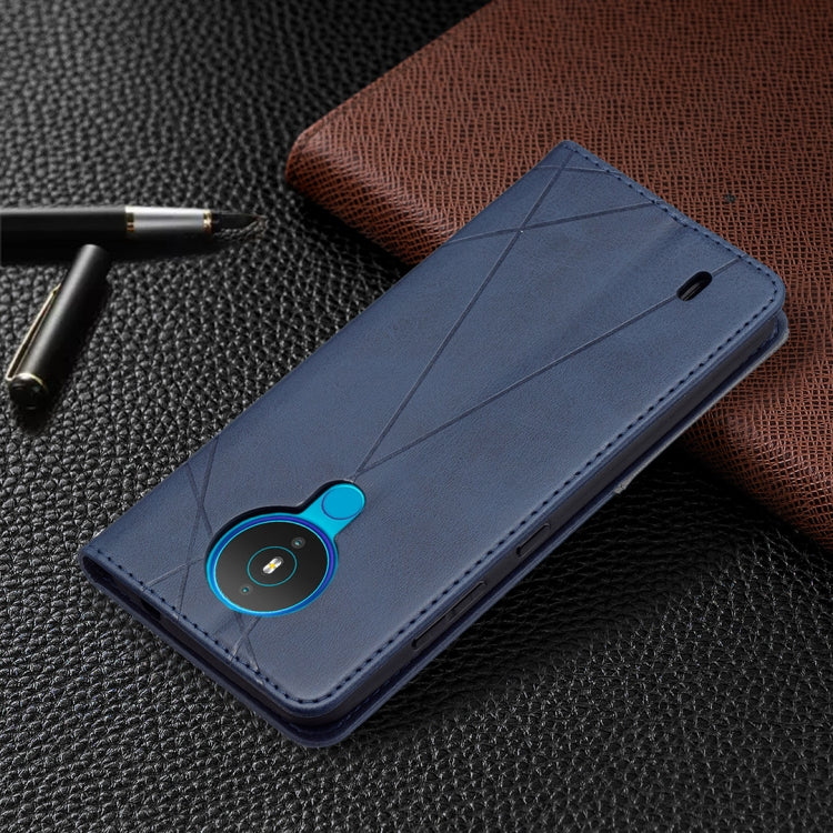 For Nokia 1.4 Rhombus Texture Horizontal Flip Magnetic Leather Case with Holder & Card Slots & Wallet