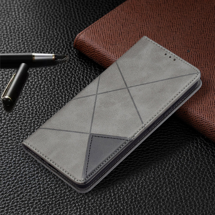 For Nokia 1.4 Rhombus Texture Horizontal Flip Magnetic Leather Case with Holder & Card Slots & Wallet