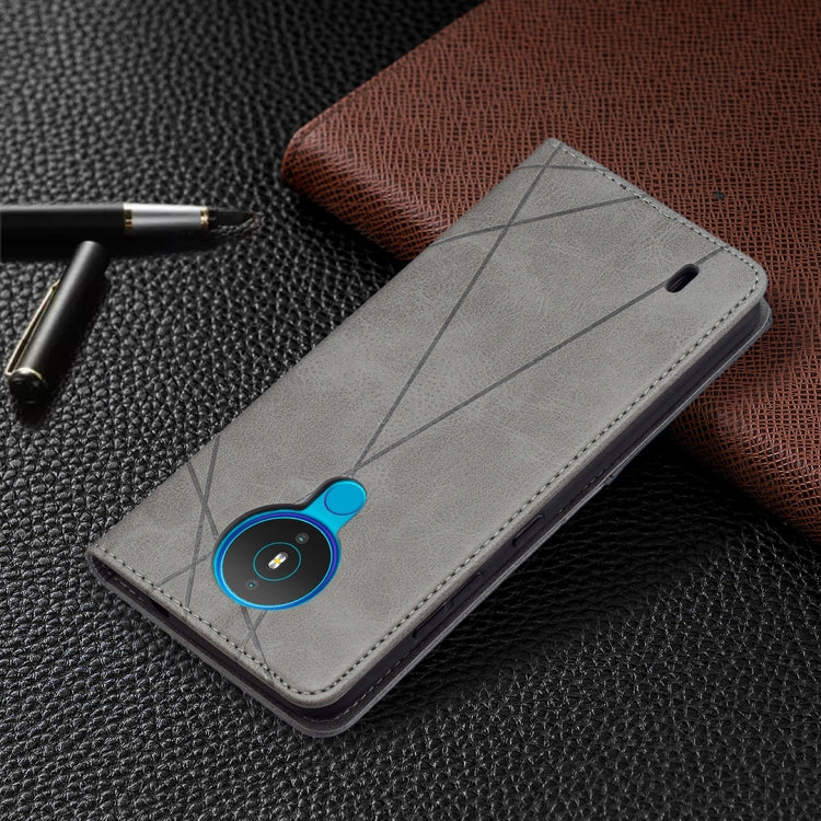 For Nokia 1.4 Rhombus Texture Horizontal Flip Magnetic Leather Case with Holder & Card Slots & Wallet