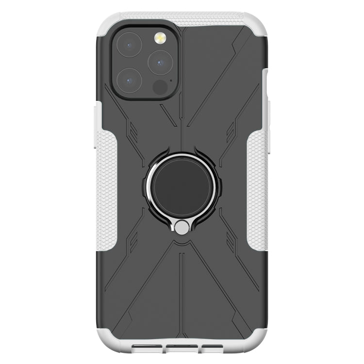For iPhone 12 Pro Max Machine Armor Bear Shockproof PC + TPU Protective Case with Ring Holder