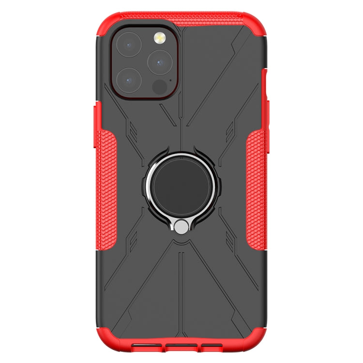 For iPhone 12 Pro Max Machine Armor Bear Shockproof PC + TPU Protective Case with Ring Holder