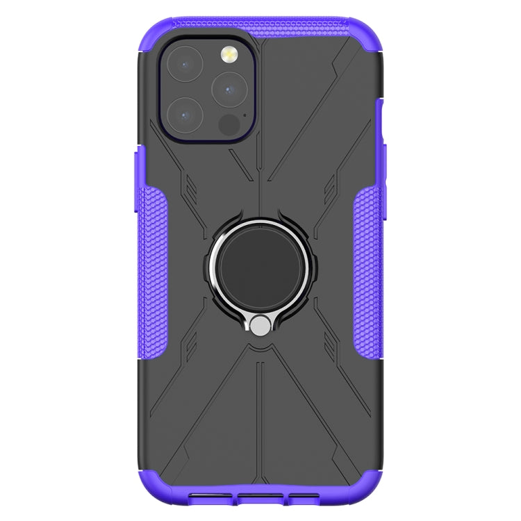 For iPhone 12 Pro Max Machine Armor Bear Shockproof PC + TPU Protective Case with Ring Holder