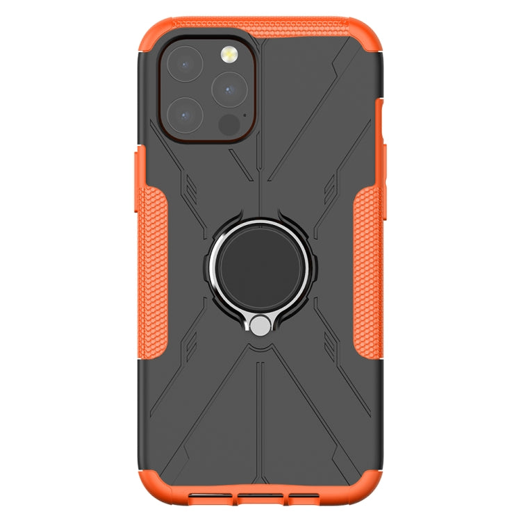 For iPhone 12 Pro Max Machine Armor Bear Shockproof PC + TPU Protective Case with Ring Holder