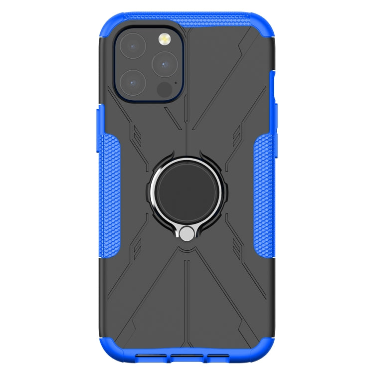 For iPhone 12 Pro Max Machine Armor Bear Shockproof PC + TPU Protective Case with Ring Holder