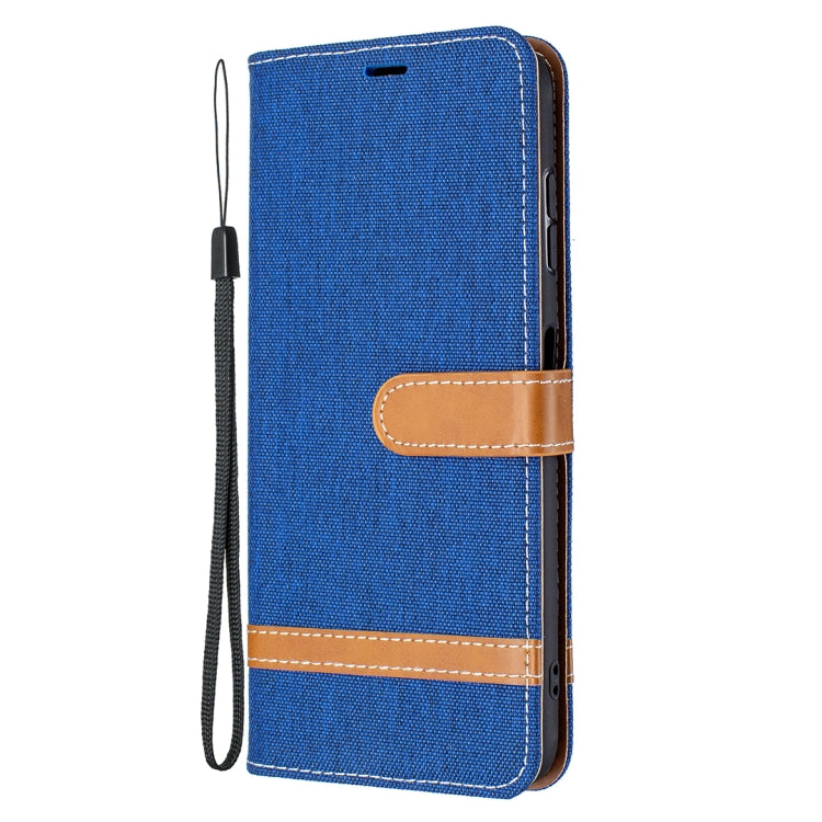 For Nokia G20 / G10 Color Matching Denim Texture Horizontal Flip Leather Case with Holder & Card Slots & Wallet & Lanyard