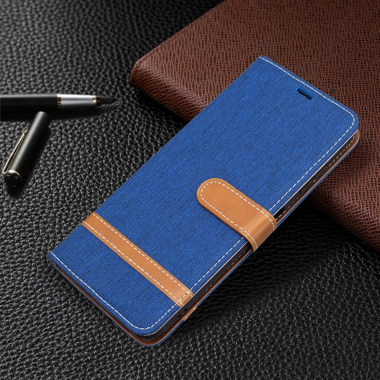 For Nokia G20 / G10 Color Matching Denim Texture Horizontal Flip Leather Case with Holder & Card Slots & Wallet & Lanyard