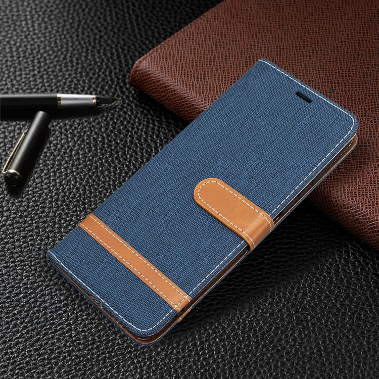 For Nokia G20 / G10 Color Matching Denim Texture Horizontal Flip Leather Case with Holder & Card Slots & Wallet & Lanyard