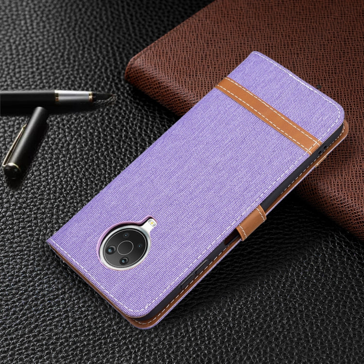 For Nokia G20 / G10 Color Matching Denim Texture Horizontal Flip Leather Case with Holder & Card Slots & Wallet & Lanyard