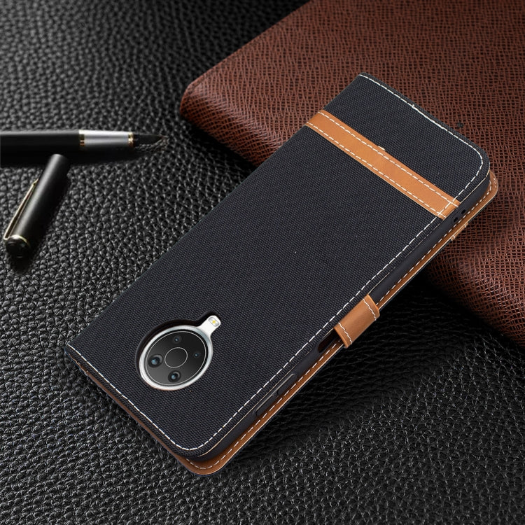 For Nokia G20 / G10 Color Matching Denim Texture Horizontal Flip Leather Case with Holder & Card Slots & Wallet & Lanyard