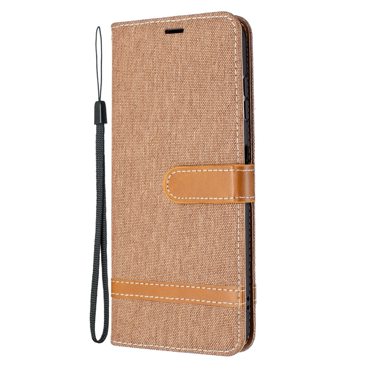 For Nokia G20 / G10 Color Matching Denim Texture Horizontal Flip Leather Case with Holder & Card Slots & Wallet & Lanyard