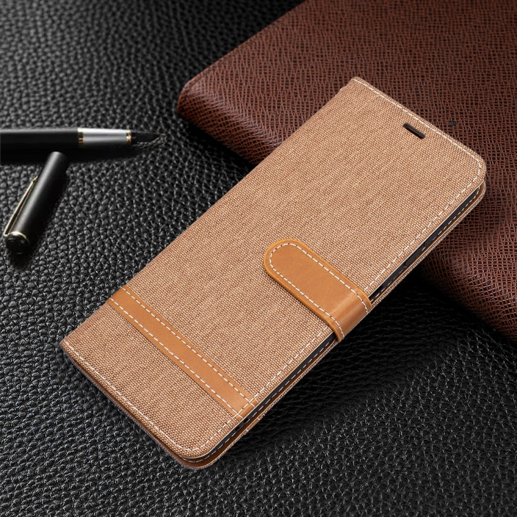 For Nokia G20 / G10 Color Matching Denim Texture Horizontal Flip Leather Case with Holder & Card Slots & Wallet & Lanyard