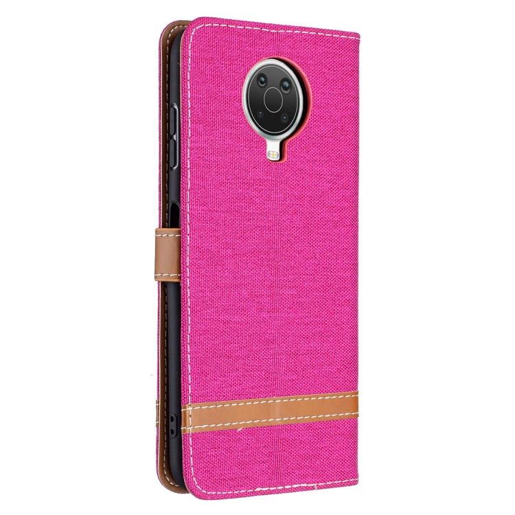 For Nokia G20 / G10 Color Matching Denim Texture Horizontal Flip Leather Case with Holder & Card Slots & Wallet & Lanyard