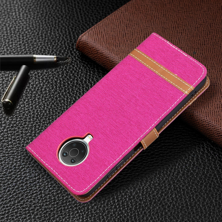 For Nokia G20 / G10 Color Matching Denim Texture Horizontal Flip Leather Case with Holder & Card Slots & Wallet & Lanyard