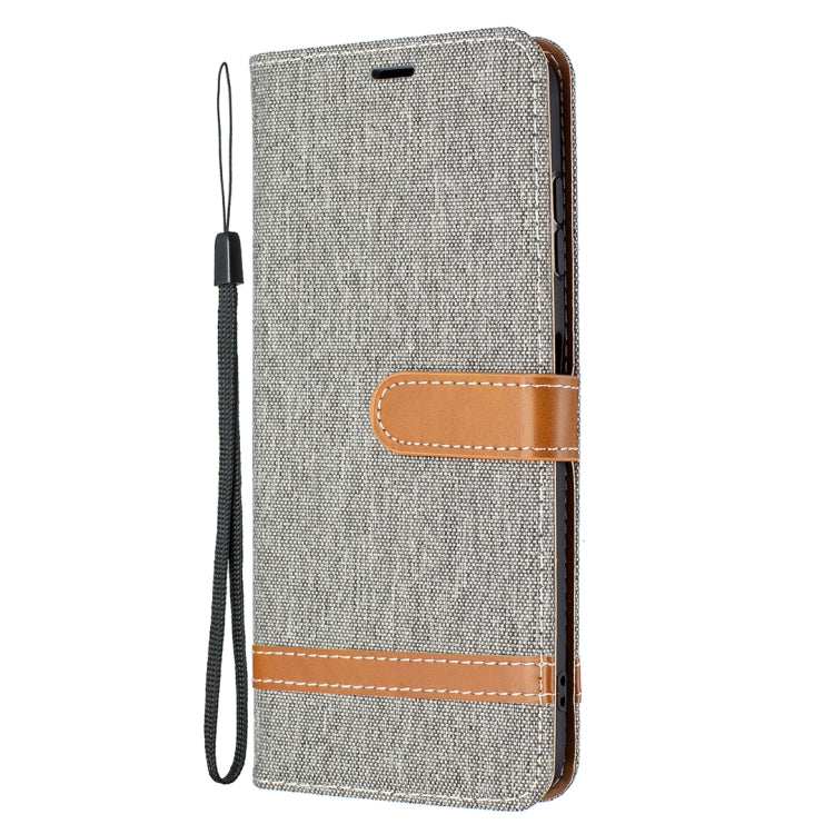 For Nokia G20 / G10 Color Matching Denim Texture Horizontal Flip Leather Case with Holder & Card Slots & Wallet & Lanyard