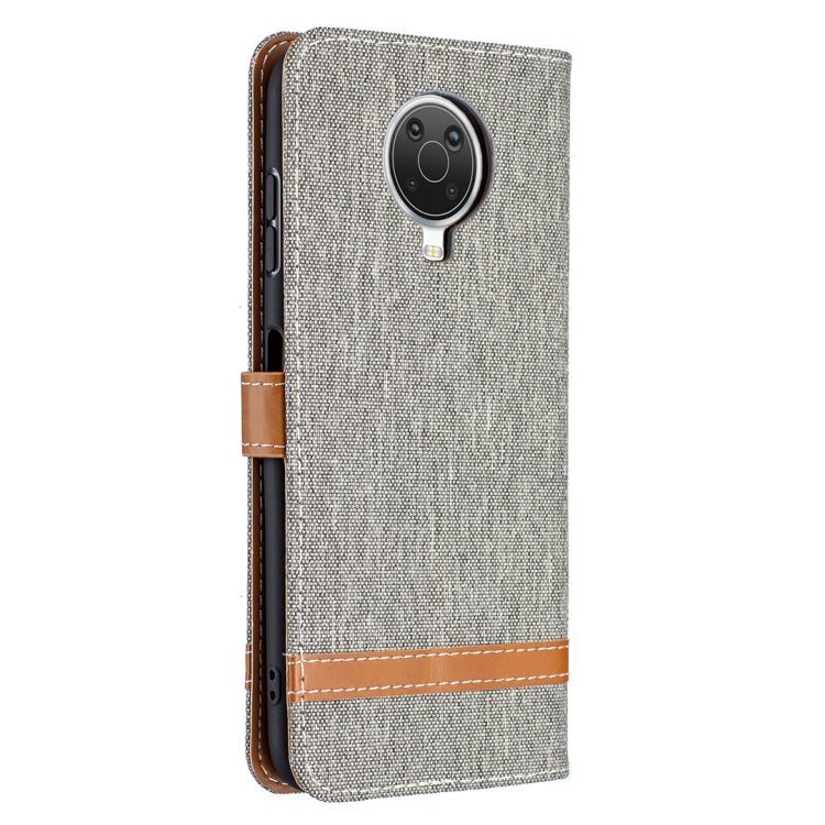 For Nokia G20 / G10 Color Matching Denim Texture Horizontal Flip Leather Case with Holder & Card Slots & Wallet & Lanyard