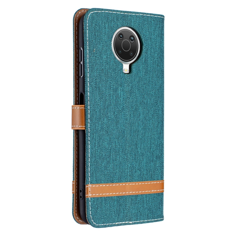 For Nokia G20 / G10 Color Matching Denim Texture Horizontal Flip Leather Case with Holder & Card Slots & Wallet & Lanyard