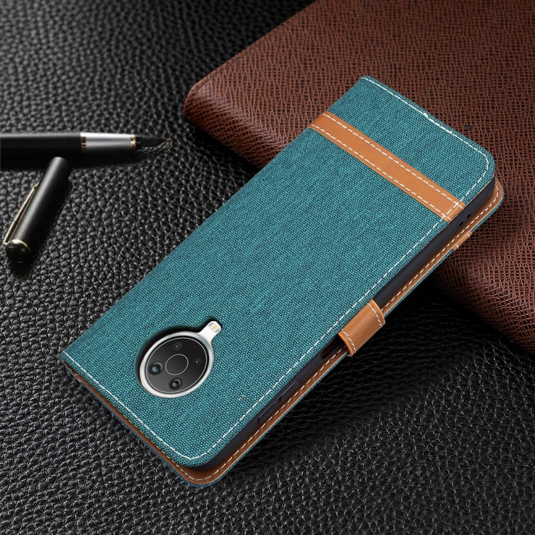 For Nokia G20 / G10 Color Matching Denim Texture Horizontal Flip Leather Case with Holder & Card Slots & Wallet & Lanyard