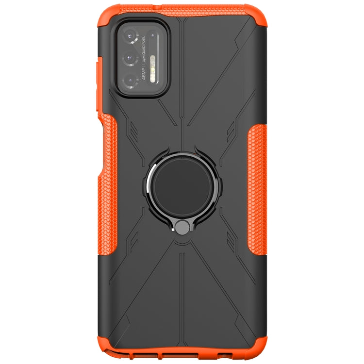 For Motorola Moto G Stylus (2021) Machine Armor Bear Shockproof PC + TPU Protective Case with Ring Holder