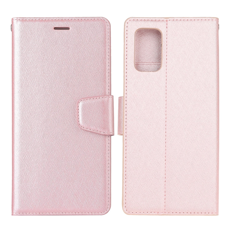 For Huawei P smart 2021 / Y7a Silk Texture Horizontal Flip Leather Case with Holder & Card Slots & Wallet & Photo Frame