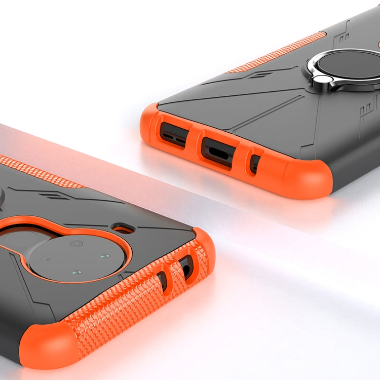 For Nokia 3.4 / 5.4 Machine Armor Bear Shockproof PC + TPU Protective Case with Ring Holder