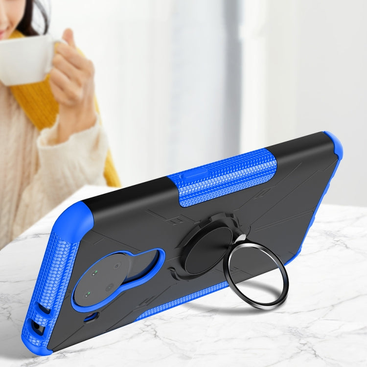 For Nokia 3.4 / 5.4 Machine Armor Bear Shockproof PC + TPU Protective Case with Ring Holder