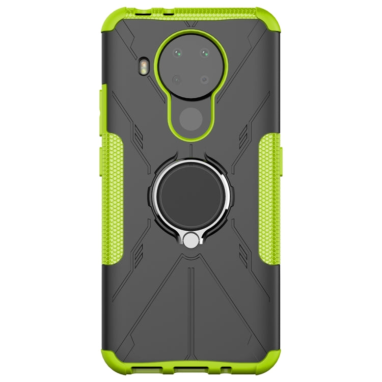 For Nokia 3.4 / 5.4 Machine Armor Bear Shockproof PC + TPU Protective Case with Ring Holder