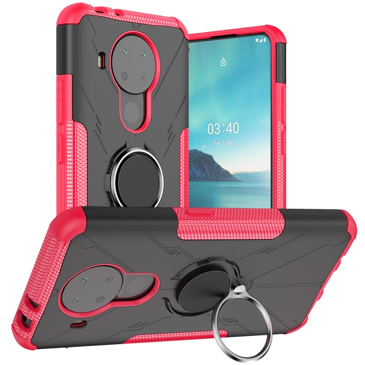 For Nokia 3.4 / 5.4 Machine Armor Bear Shockproof PC + TPU Protective Case with Ring Holder