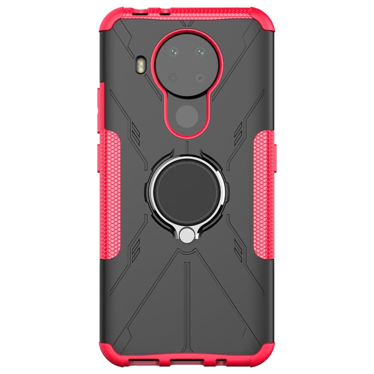 For Nokia 3.4 / 5.4 Machine Armor Bear Shockproof PC + TPU Protective Case with Ring Holder