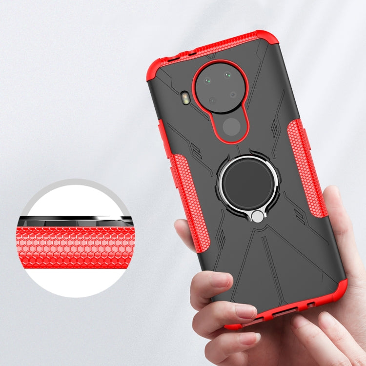 For Nokia 3.4 / 5.4 Machine Armor Bear Shockproof PC + TPU Protective Case with Ring Holder
