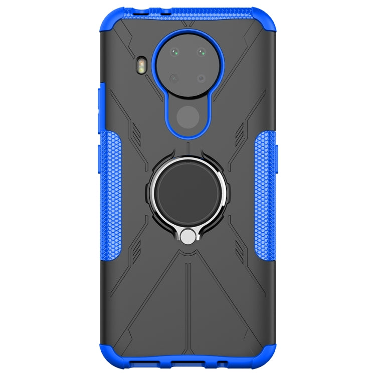 For Nokia 3.4 / 5.4 Machine Armor Bear Shockproof PC + TPU Protective Case with Ring Holder