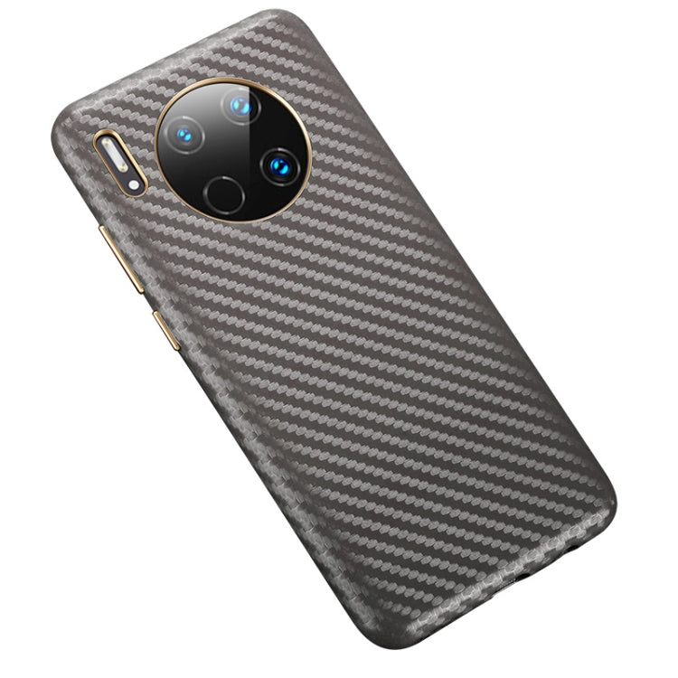 For Huawei Mate 30 Carbon Fiber Leather Texture Kevlar Anti-fall Phone Protective Case