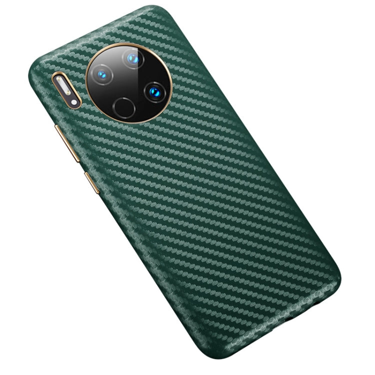 For Huawei Mate 30 Carbon Fiber Leather Texture Kevlar Anti-fall Phone Protective Case