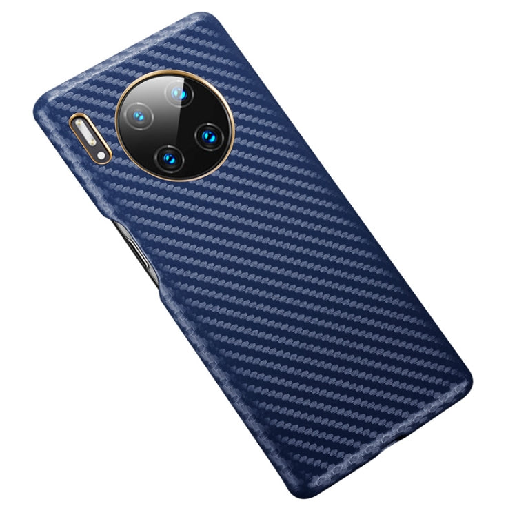For Huawei Mate 30 Pro Carbon Fiber Leather Texture Kevlar Anti-fall Phone Protective Case