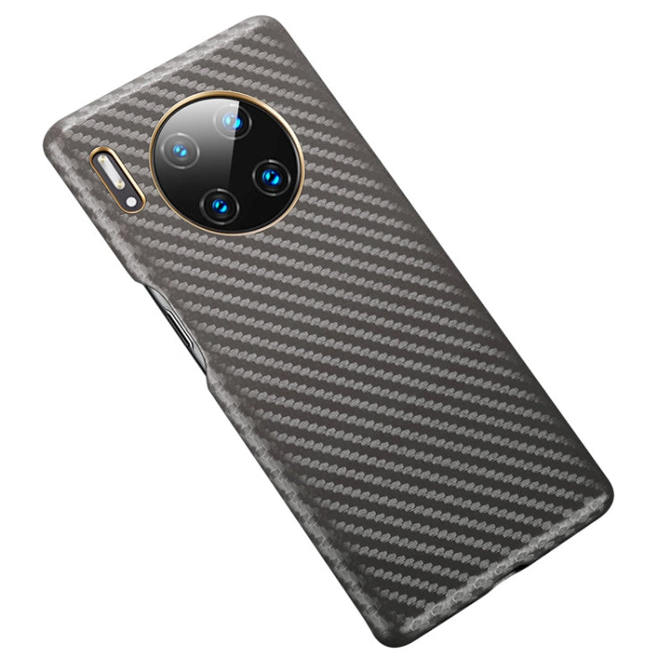 For Huawei Mate 30 Pro Carbon Fiber Leather Texture Kevlar Anti-fall Phone Protective Case