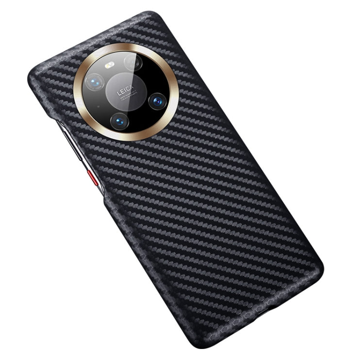 For Huawei Mate 40 Pro Carbon Fiber Leather Texture Kevlar Anti-fall Phone Protective Case