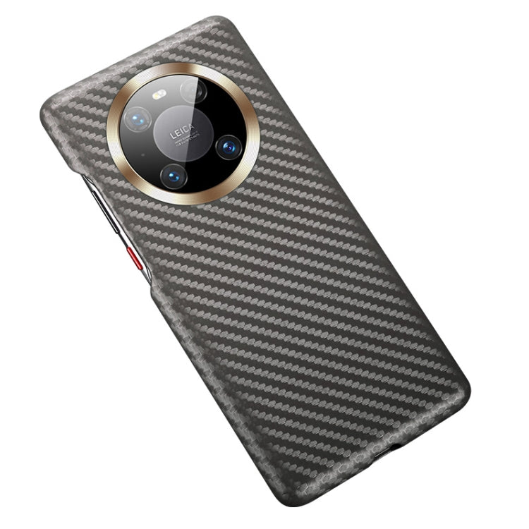 For Huawei Mate 40 Pro Carbon Fiber Leather Texture Kevlar Anti-fall Phone Protective Case
