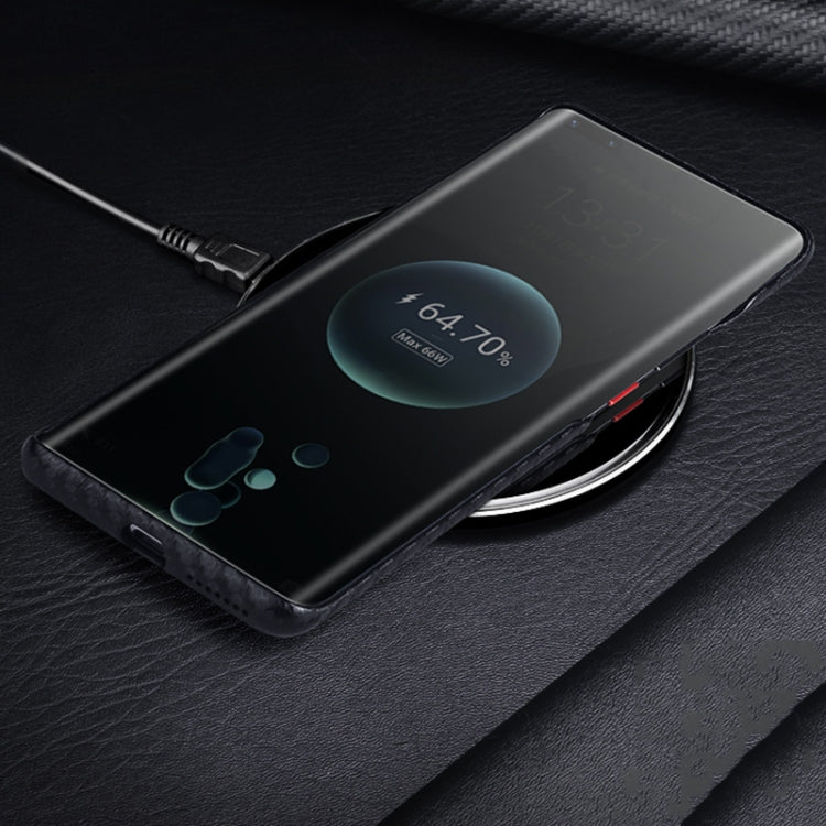 For Huawei P40 Carbon Fiber Leather Texture Kevlar Anti-fall Phone Protective Case