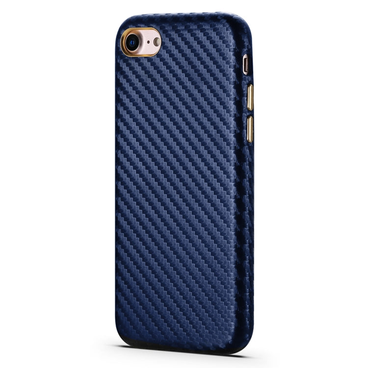 For iPhone SE 2022 / SE 2020 / 8 / 7 Carbon Fiber Leather Texture Kevlar Anti-fall Phone Protective Case