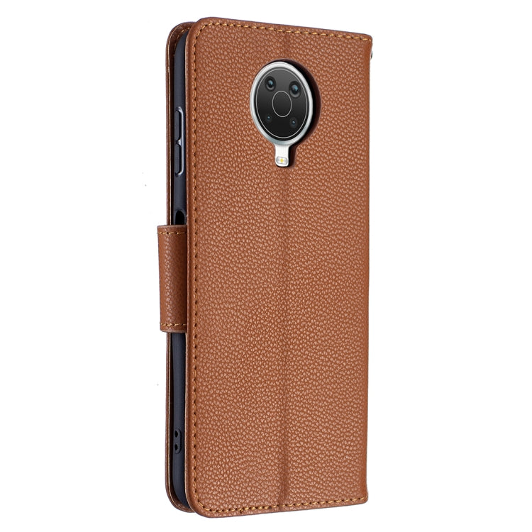 For Nokia G20 / G10 Litchi Texture Pure Color Horizontal Flip Leather Case with Holder & Card Slots & Wallet & Lanyard