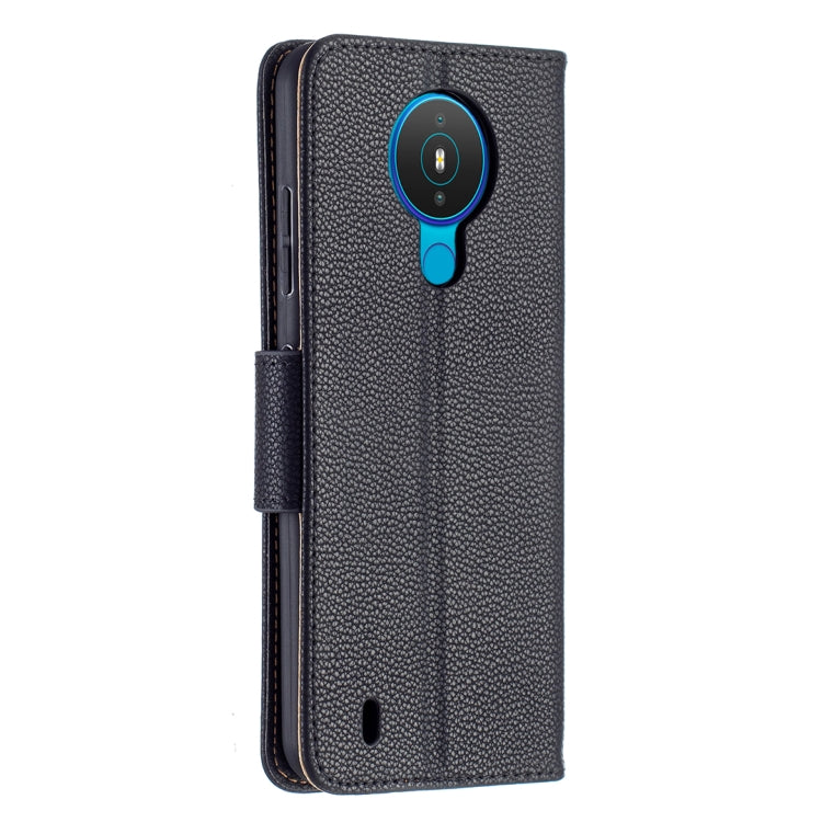 For Nokia 1.4 Litchi Texture Pure Color Horizontal Flip Leather Case with Holder & Card Slots & Wallet & Lanyard