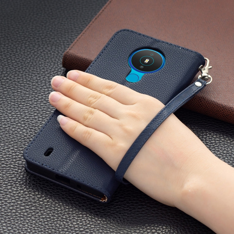For Nokia 1.4 Litchi Texture Pure Color Horizontal Flip Leather Case with Holder & Card Slots & Wallet & Lanyard