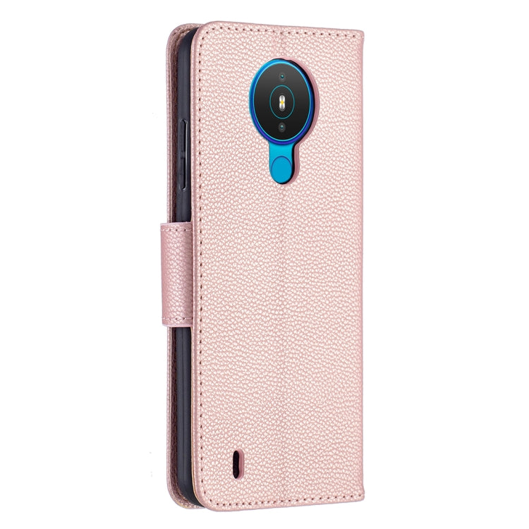 For Nokia 1.4 Litchi Texture Pure Color Horizontal Flip Leather Case with Holder & Card Slots & Wallet & Lanyard