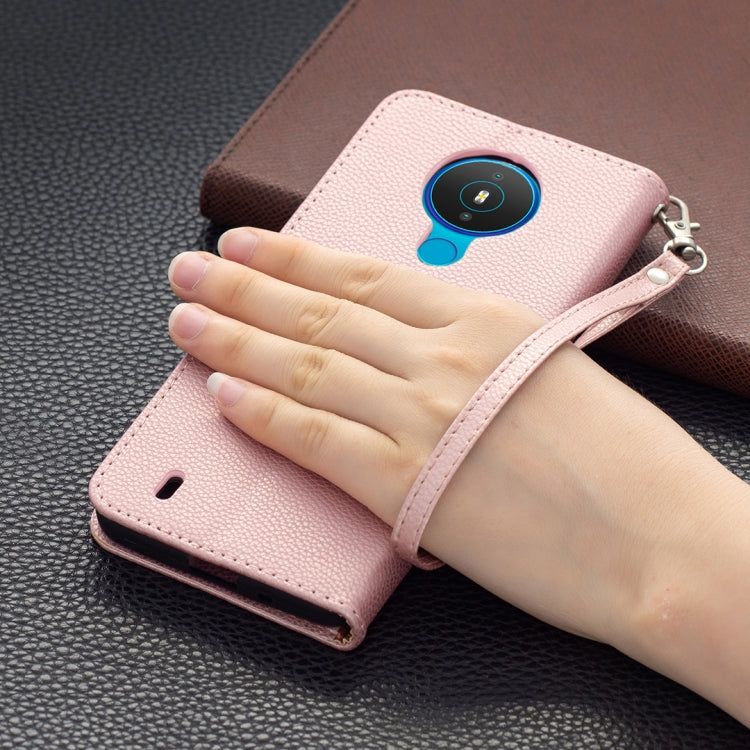 For Nokia 1.4 Litchi Texture Pure Color Horizontal Flip Leather Case with Holder & Card Slots & Wallet & Lanyard