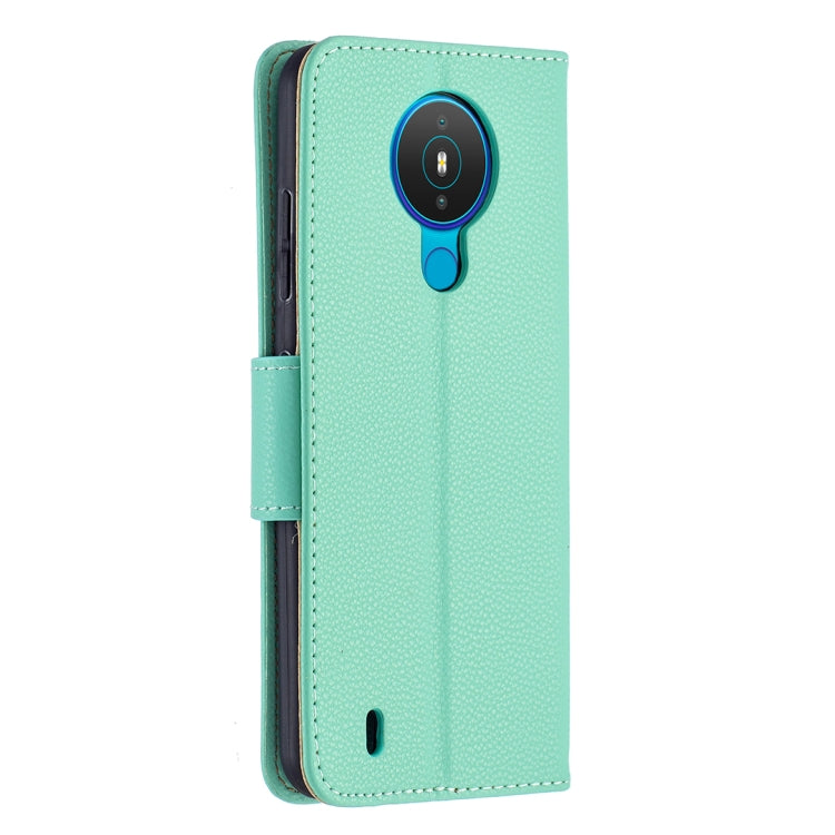 For Nokia 1.4 Litchi Texture Pure Color Horizontal Flip Leather Case with Holder & Card Slots & Wallet & Lanyard