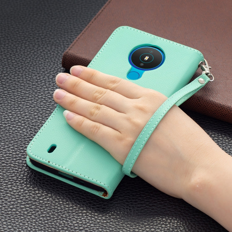 For Nokia 1.4 Litchi Texture Pure Color Horizontal Flip Leather Case with Holder & Card Slots & Wallet & Lanyard
