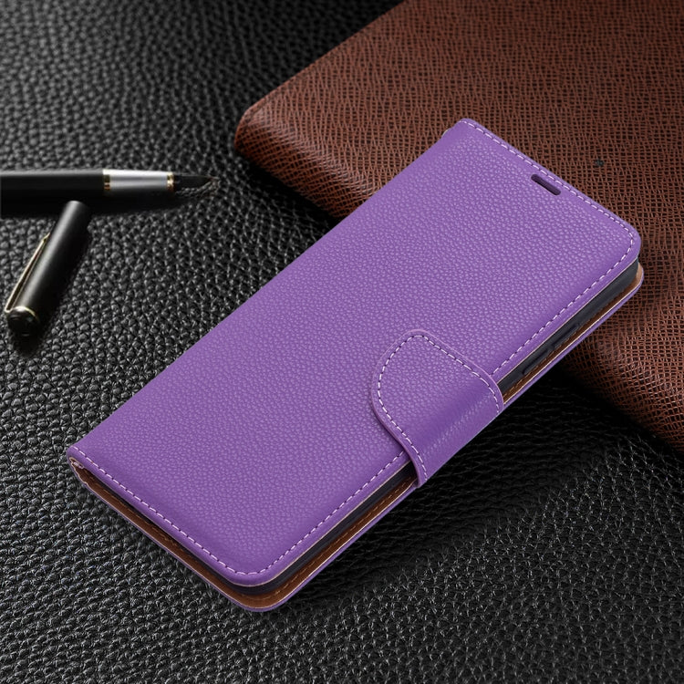 For Nokia 1.4 Litchi Texture Pure Color Horizontal Flip Leather Case with Holder & Card Slots & Wallet & Lanyard