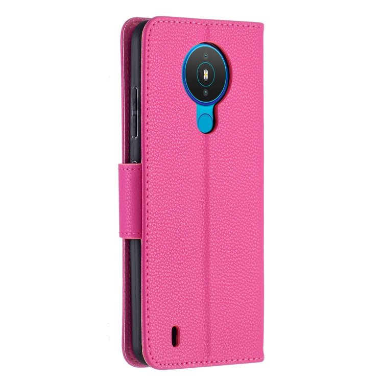 For Nokia 1.4 Litchi Texture Pure Color Horizontal Flip Leather Case with Holder & Card Slots & Wallet & Lanyard